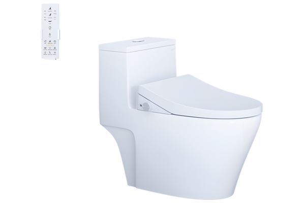 Bồn cầu Caesar C1356F kết hợp nắp thông minh TAF512H