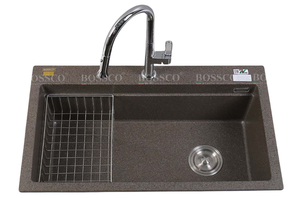 Chậu rửa chén Bossco BC-B9052NKS 1 hộc