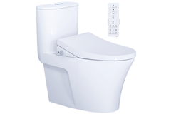 Bồn cầu Caesar C1395F kết hợp nắp thông minh TAF512H