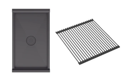 Lưới cuộn inox Hafele 567.24.493 và Chậu rửa nhỏ Hafele 567.24.495