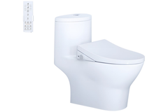 Bồn cầu Caesar C1375F kết hợp nắp thông minh TAF512H