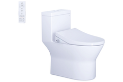 Bồn cầu Caesar C1374F kết hợp nắp thông minh TAF512H