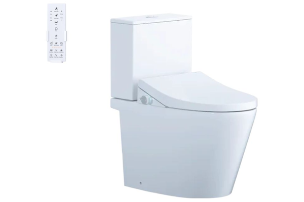 Bồn cầu Caesar CD1342 kết hợp nắp thông minh TAF512H