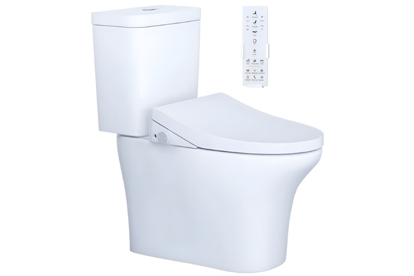 Bồn cầu Caesar CD1341 kết hợp nắp thông minh TAF512H