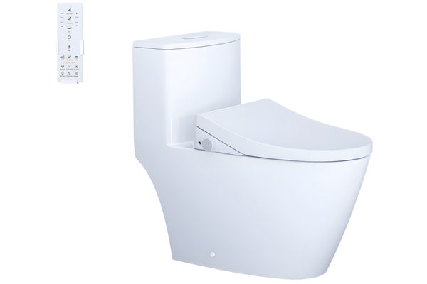 Bồn cầu Caesar C1363F kết hợp nắp thông minh TAF512H