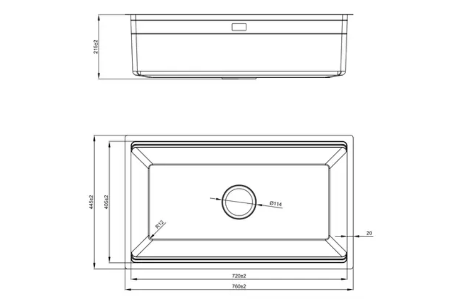 Chậu rửa chén Nobinox LIRA NJ562D 1 hộc