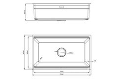 Chậu rửa chén Nobinox LIRA NJ562D 1 hộc
