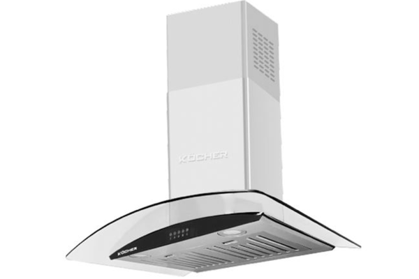 Máy hút mùi kính cong Kocher K-8070I màu bạc 90cm