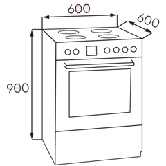 Bếp từ kết hợp lò nướng Kaff KF-FRT6604IN