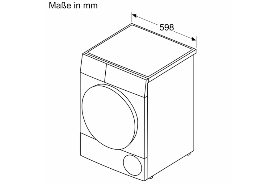 Máy sấy bơm nhiệt Bosch WQG233C90 8kg