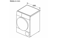 Máy sấy bơm nhiệt Bosch WQG233C90 8kg