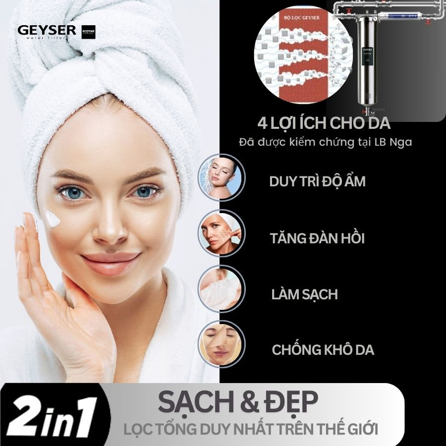 Hệ thống lọc tổng đầu nguồn Geyser Ecotar 1F1A