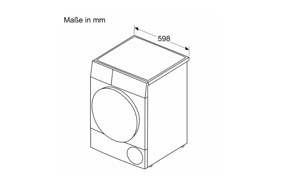 Máy sấy bơm nhiệt Bosch WTH85VX3 8kg