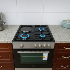 Bếp gas kết hợp lò nướng Kaff KF-FRT6604GAC