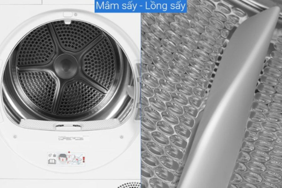Máy sấy bơm nhiệt Bosch 9 kg WQG24570SG Series 6