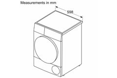Máy sấy Bosch WPG24100MY ngưng tụ 9 kg Serie 6 màu trắng