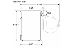 Máy sấy bơm nhiệt Bosch WQB246CX0 9kg
