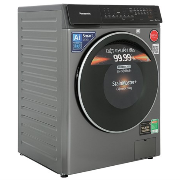 Máy giặt sấy Panasonic NA-S96FC1LVT giặt 9 kg - sấy 6 kg Inverter