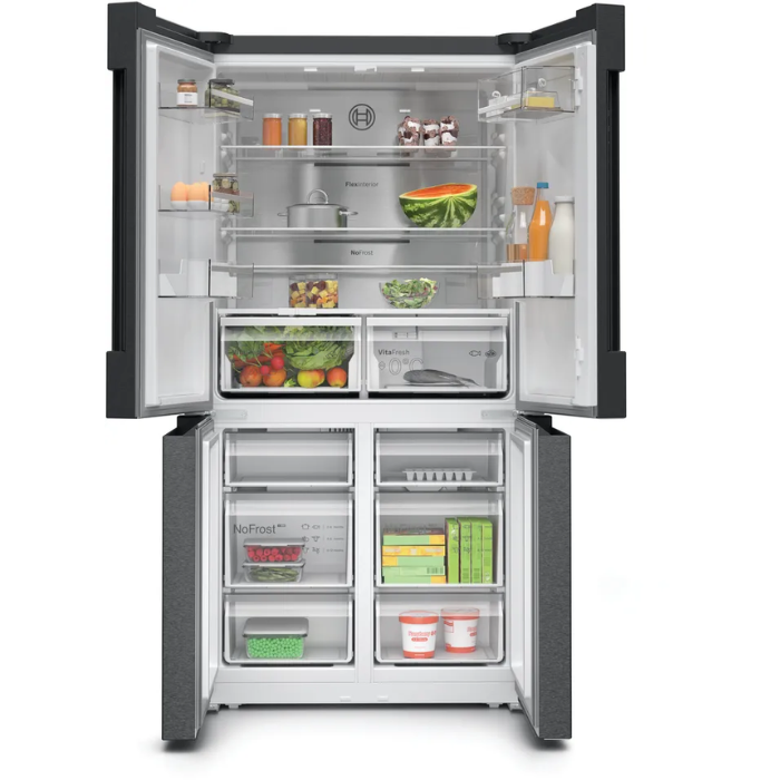 Tủ lạnh Bosch KFN96AXEA Serie 4 646 lít màu đen inox