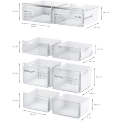 Tủ lạnh Bosch KFN96AXEA Serie 4 646 lít màu đen inox