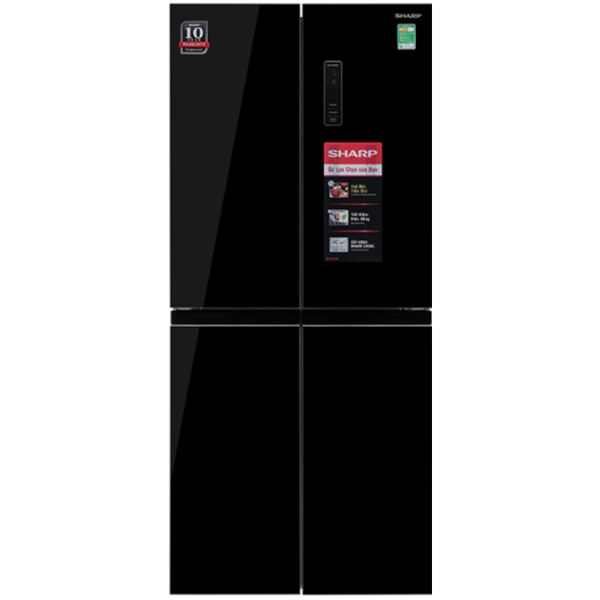Tủ lạnh 4 cửa Sharp SJ-FX420VG-BK 404 lít