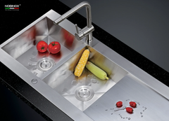 Chậu rửa chén Nobinox LIKEN NL749 2 hộc