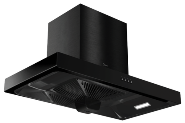 Máy hút mùi Midea H90B81ET21BG-VN áp tường màu đen