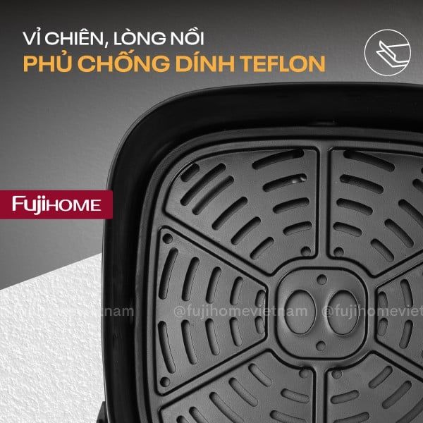 Nồi chiên không dầu Fujihome A8DG1 8 Lít