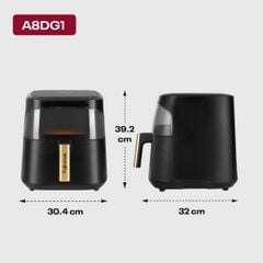 Nồi chiên không dầu Fujihome A8DG1 8 Lít