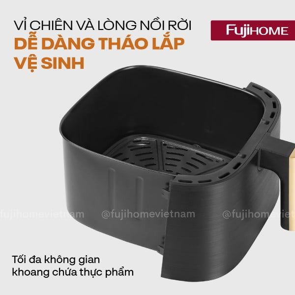 Nồi chiên không dầu Fujihome A8DG1 8 Lít