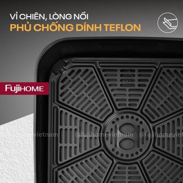 Nồi chiên không dầu Fujihome A8DG2 8 Lít