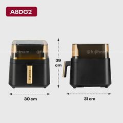 Nồi chiên không dầu Fujihome A8DG2 8 Lít