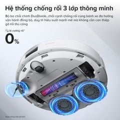 Robot hút bụi lau nhà Roborock QRevo C Pro màu trắng