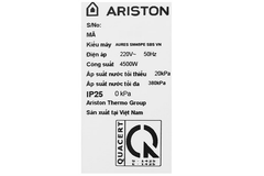 Máy nước nóng Ariston Aures SM45PE SBS VN 3195072