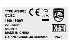 Bàn ủi hơi nước đứng Philips AIS6020/70