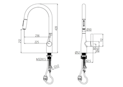 Vòi rửa chén Nobinox JAPA NX998