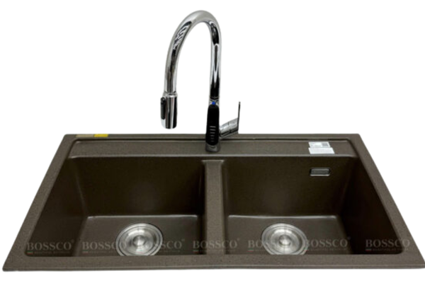 Chậu rửa chén Bossco BC-RT9050NKS 2 hộc