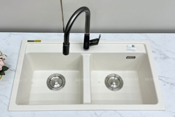 Chậu rửa chén Bossco BC-RT9050TKS 2 hộc