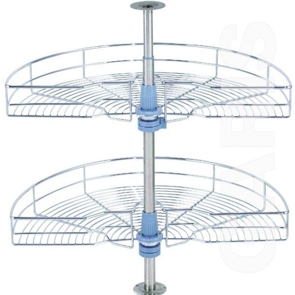 Mâm xoay góc mở 1/2, nan tròn, bề mặt nan điện hóa GS01.80E