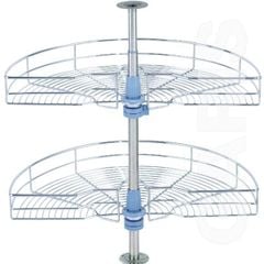 Mâm xoay góc mở 1/2, nan tròn, bề mặt nan điện hóa GS01.80E