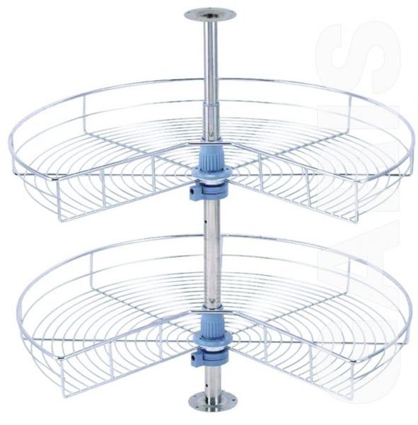 Mâm xoay góc mở 3/4, nan tròn, bề mặt nan điện hóa GS05.80E