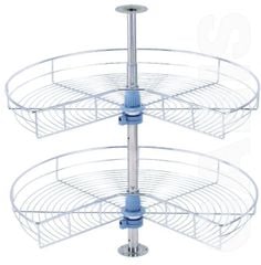 Mâm xoay góc mở 3/4, nan tròn, bề mặt nan điện hóa GS05.80E