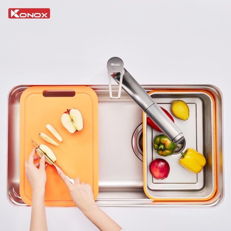 Chậu rửa bát Konox R50 Tari 8047SU