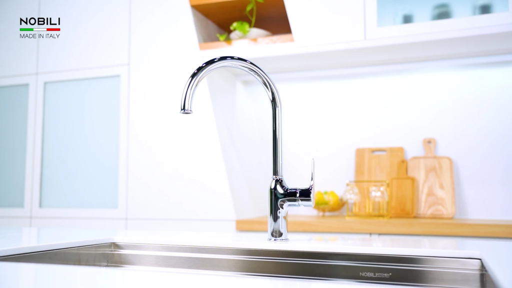 Vòi rửa chén Nobili RING NB132 nóng lạnh