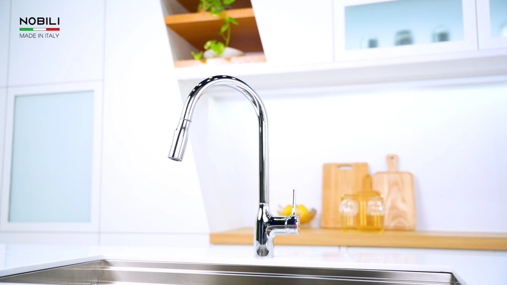 Vòi rửa chén Nobili MANIA NB305C nóng lạnh