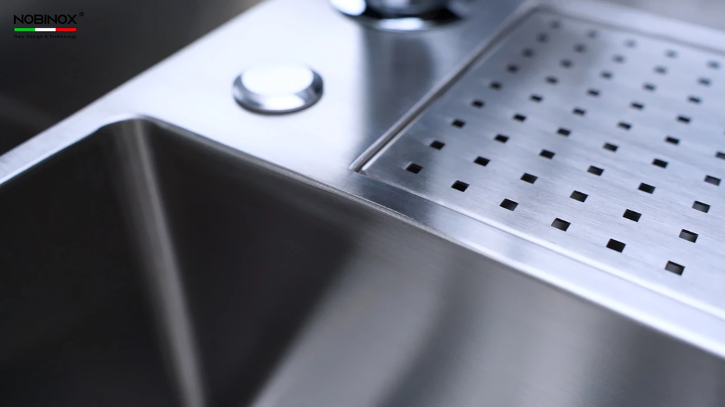 Chậu rửa chén Nobinox RAZIA NJ577 2 hộc