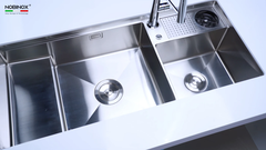 Chậu rửa chén Nobinox RAZIA NJ577 2 hộc