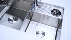 Chậu rửa chén Nobinox RAZIA NJ577 2 hộc