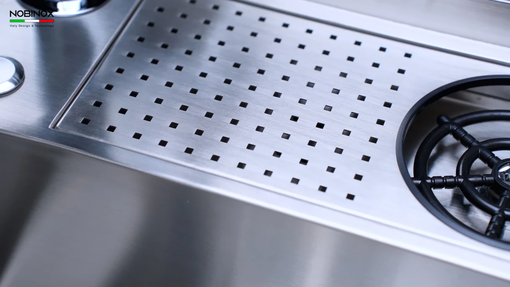 Chậu rửa chén Nobinox RAZIA NJ577 2 hộc