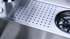 Chậu rửa chén Nobinox RAZIA NJ577 2 hộc